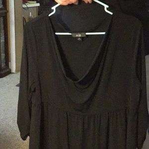 AGB woman's tunic  sz XL  black